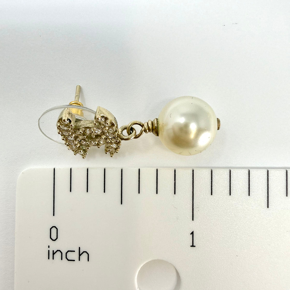 Chanel Pearl Drop Earrings