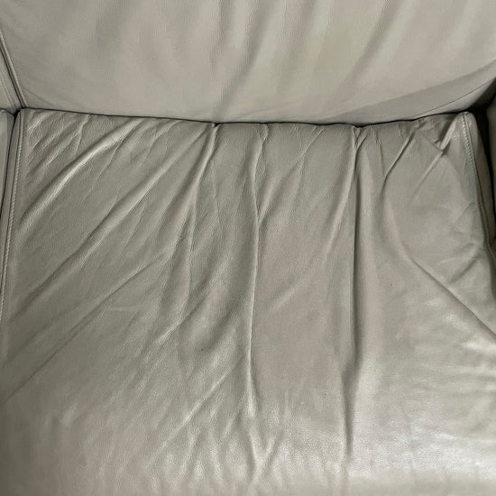 Cream Leather Sofa (2 available)