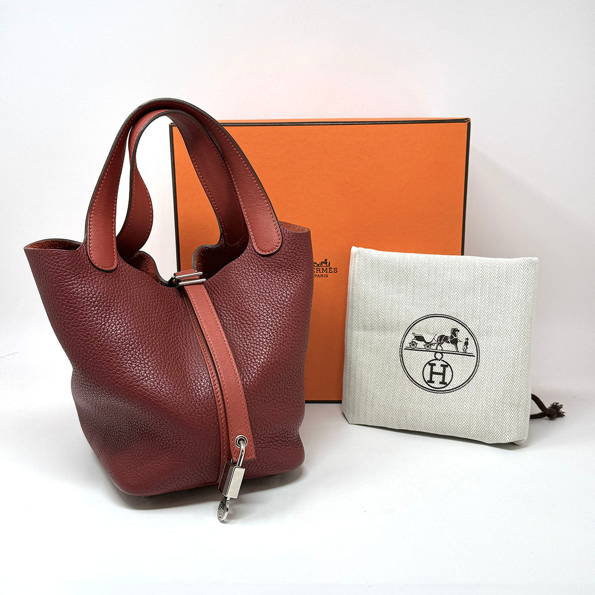 Hermes 2015 Togo Picotin Lock 18