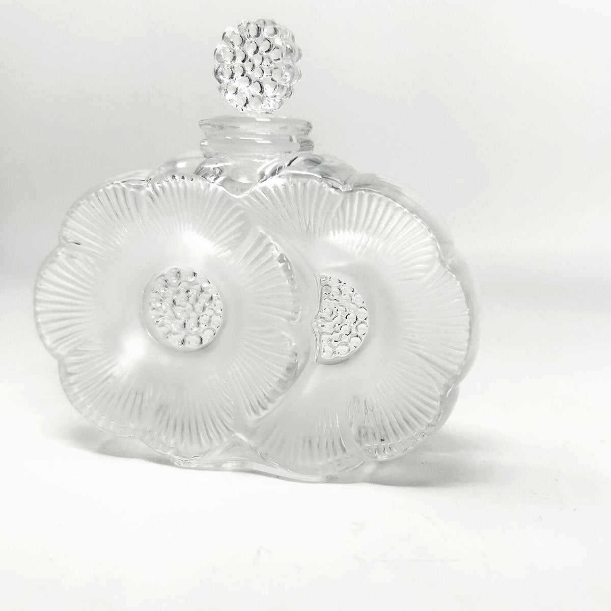 Lalique Deux Fleurs Perfume Bottle w Stopper