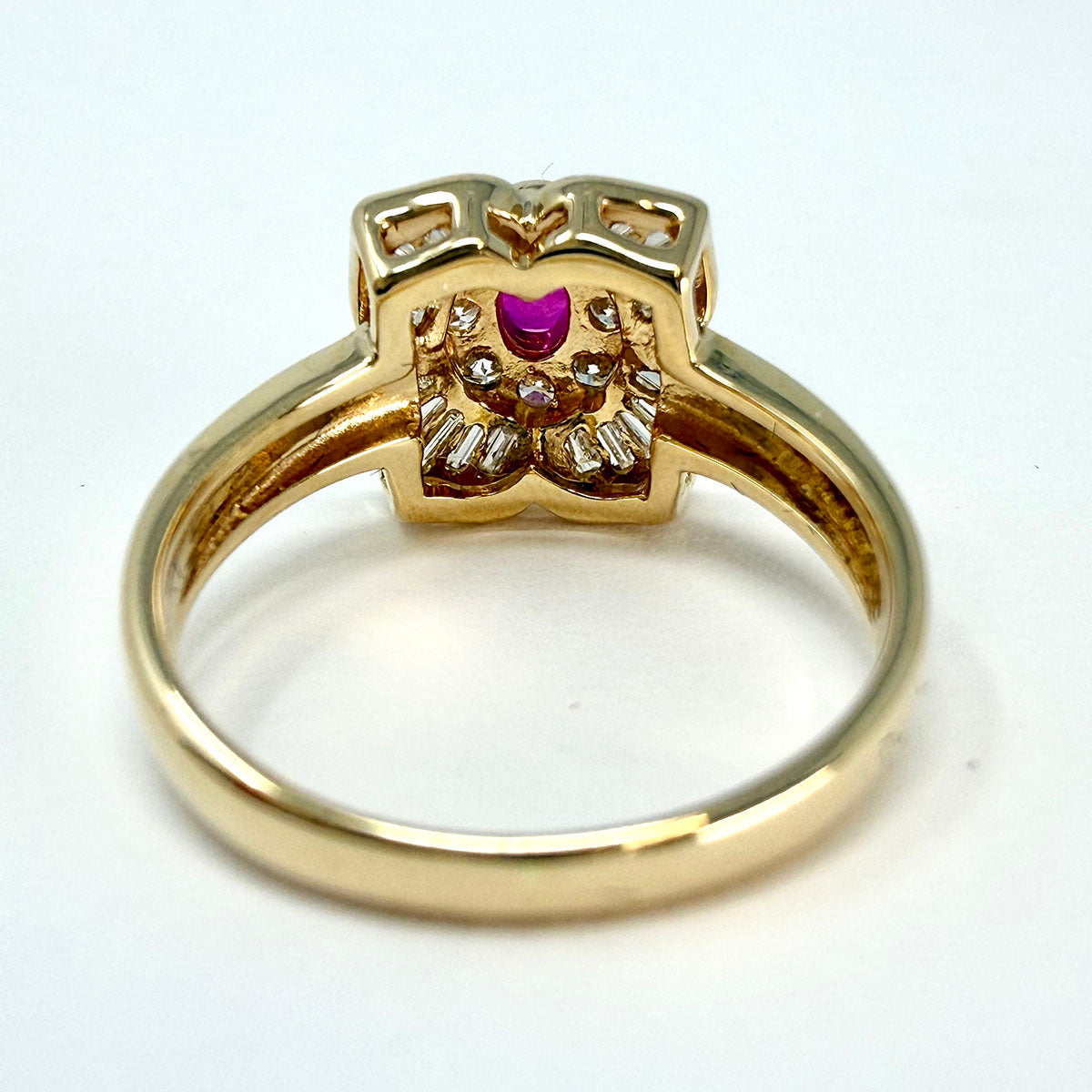 18K Ruby and Diamond Ring