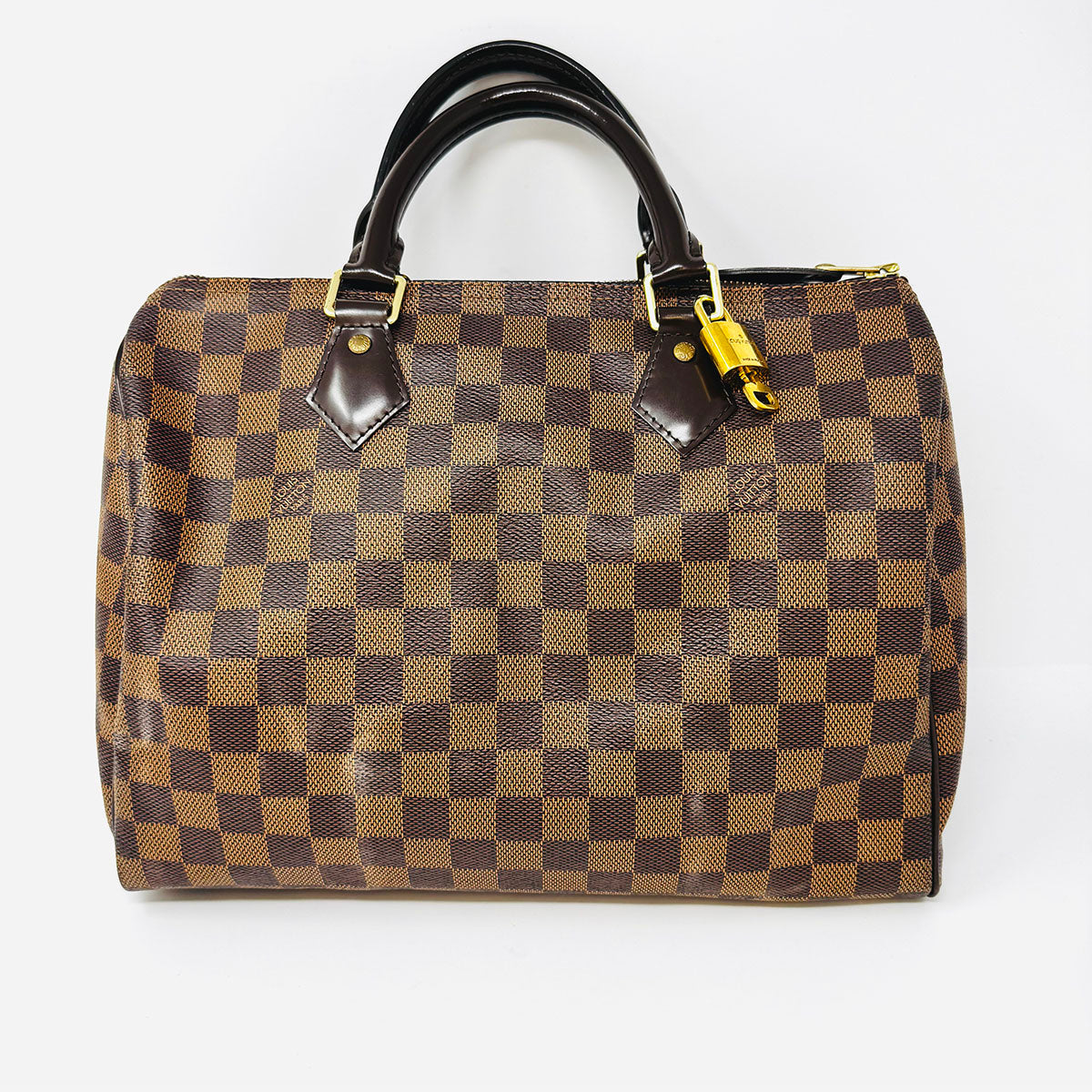 Louis Vuitton Damier Ebene Speedy 30  Handle Bag