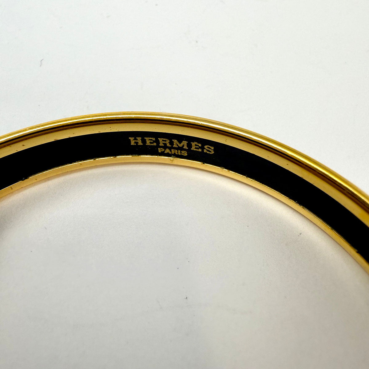 Hermes Narrow Enamel Bangle Bracelet