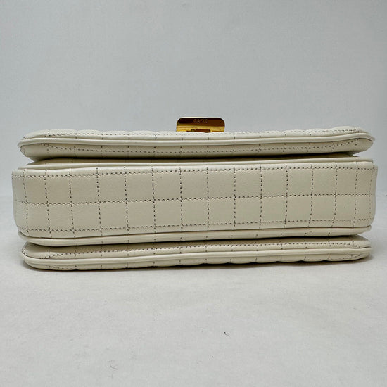 Celine Quilted C Bicolor Shoulder Bag