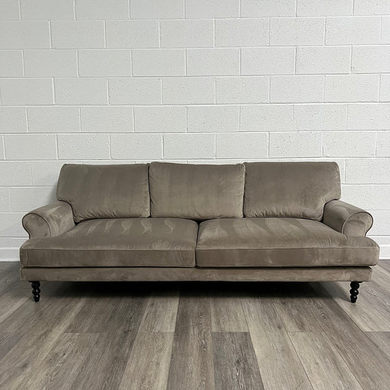 Interior Designs Beige Microfiber Sofa