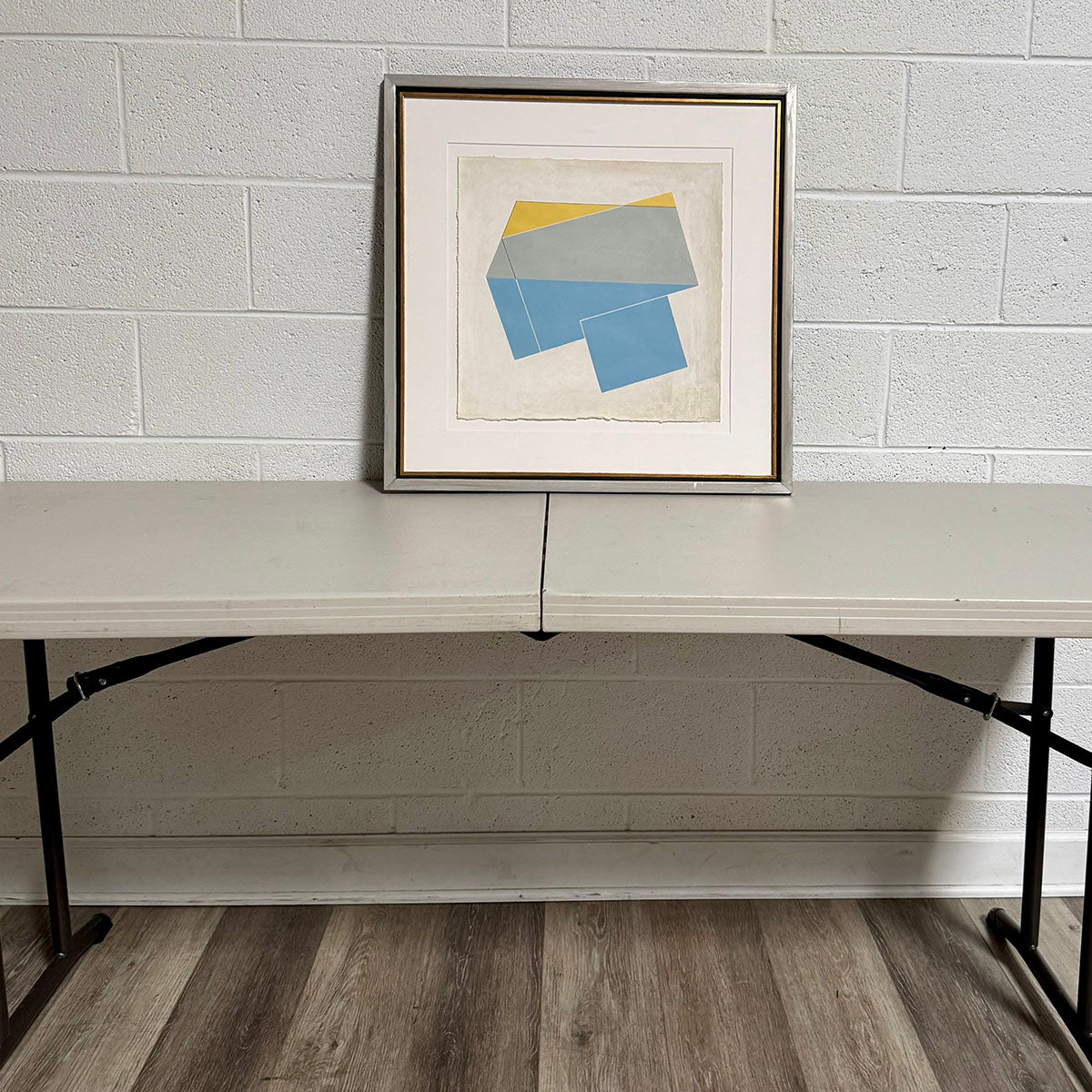 Abstract Mixed Media Signed