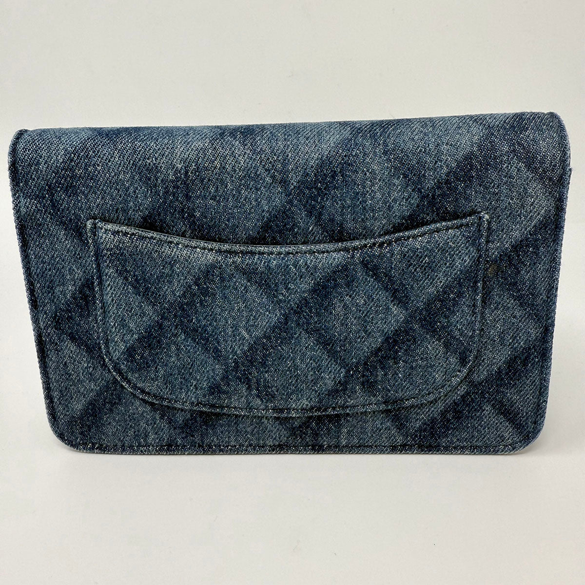 Chanel 2021 Denim Wallet on Chain
