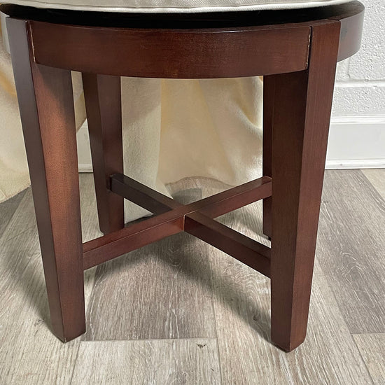 Vanity Chair with Terry Cloth Slipcover