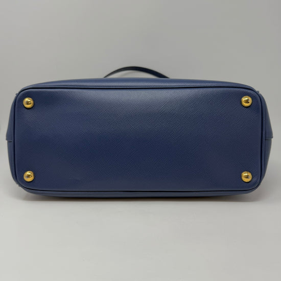 Prada Galleria Saffiano Leather Double Zip Handle Bag
