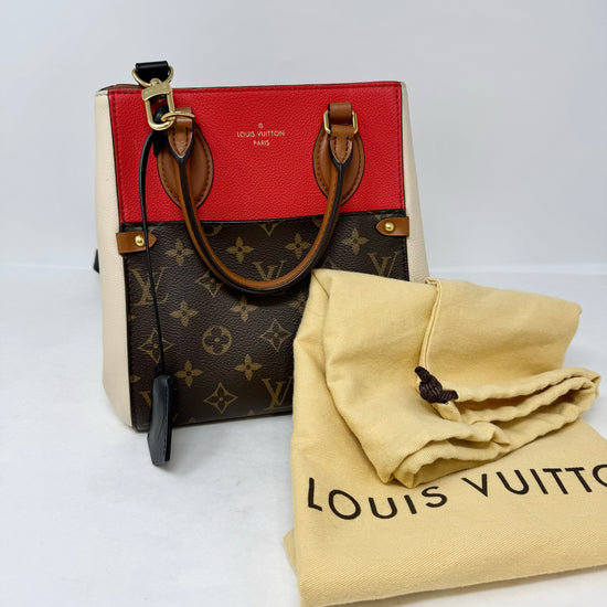 Louis Vuitton Fold  Tote Monogram and Leather PM