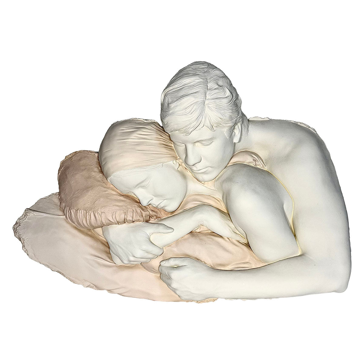 "Lovers" signed and dated 11/95