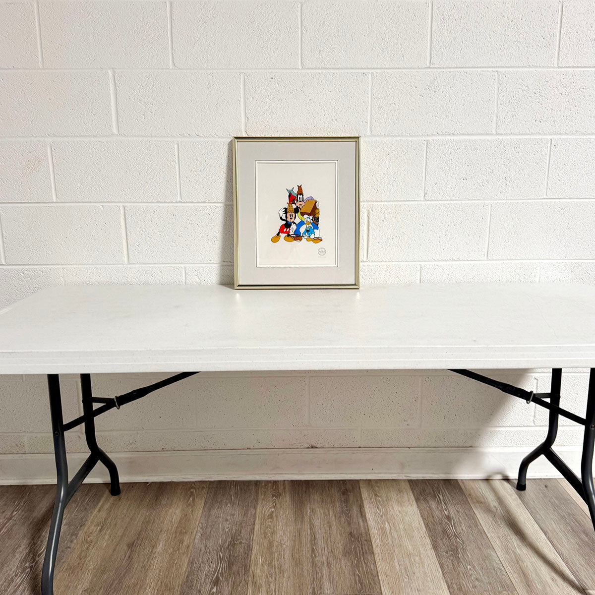 Disney Limited Edition "Mickey Mouse, Donald Duck and Goofy" COA included