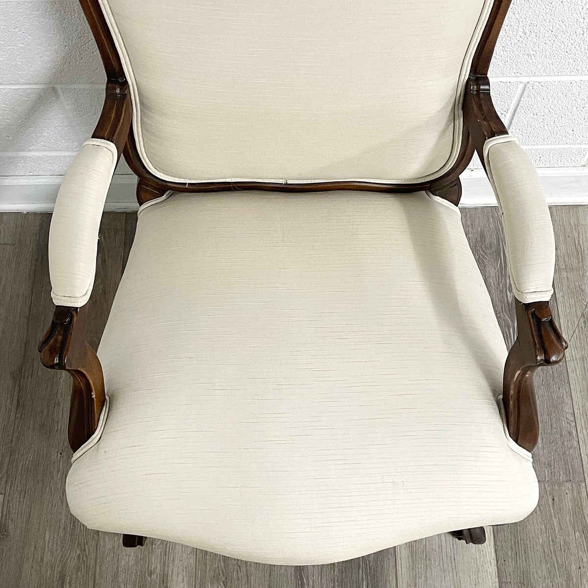 Pair of Antique Wood Armchairs