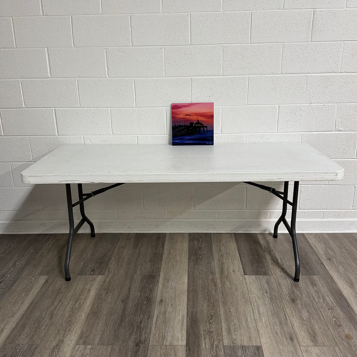 "Pier at Night" Signed
