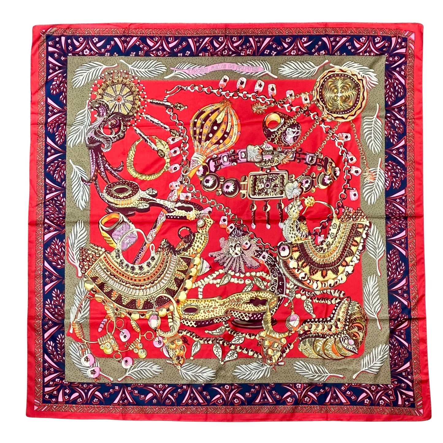 Hermes "Zenobie,Reine De Palmyre" Scarf