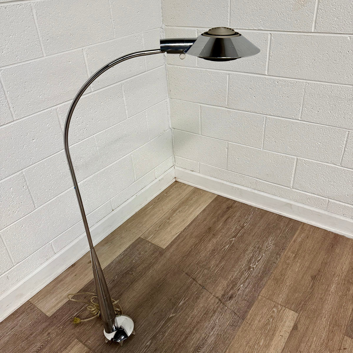 Mid Century Style Chrome Floor Lamp