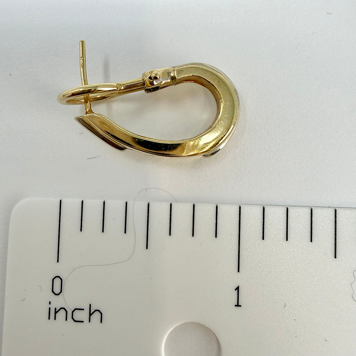 Diamond Hoop Earrings