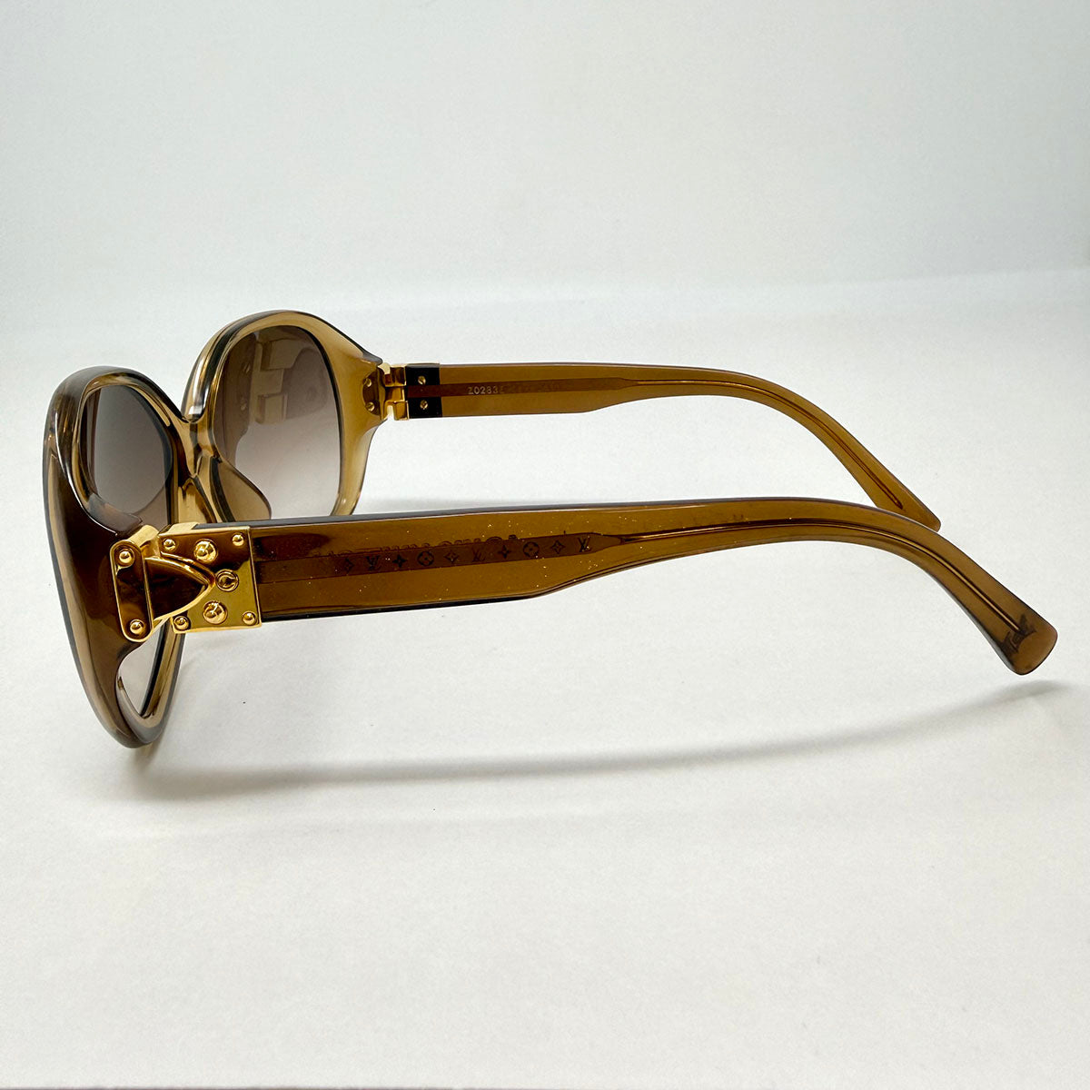 Louis Vuitton Brown Glitter Sunglasses