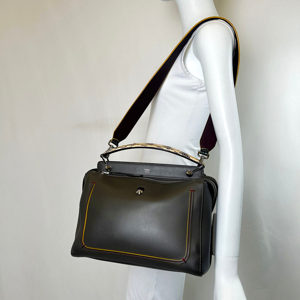 Fendi Leather Dotcom Bag