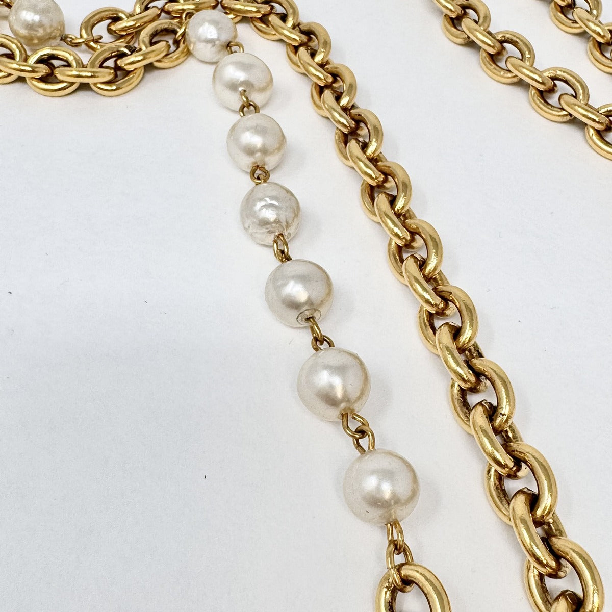 Chanel Double Stranded Faux Pearl  Necklace