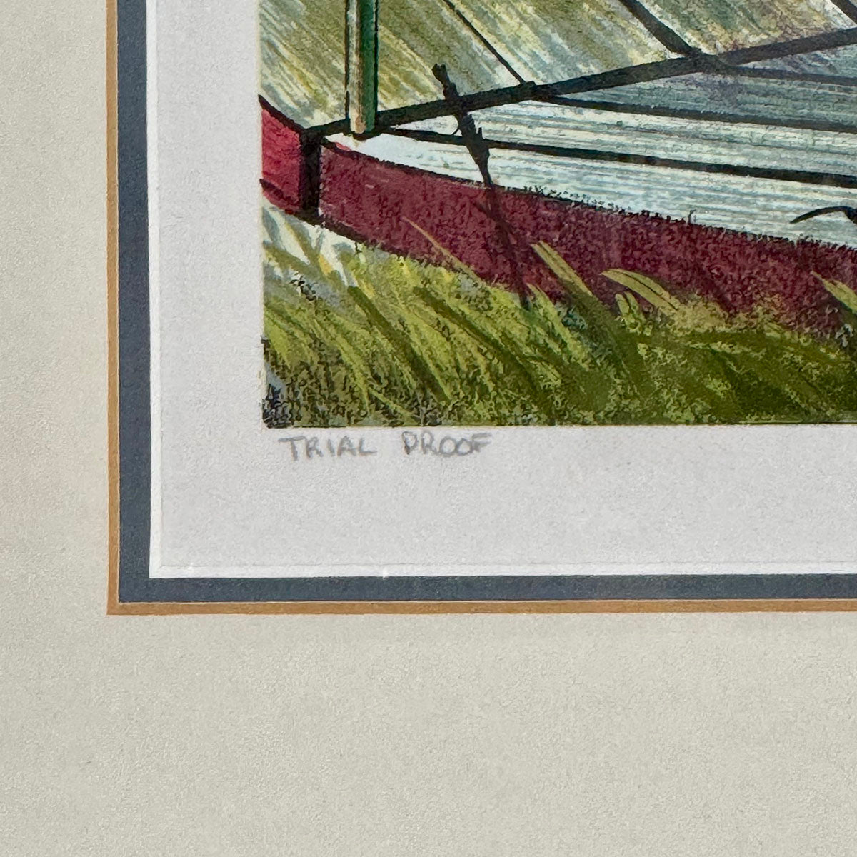 "The Carousel" 1986 Trial Proof, Signed COA Included