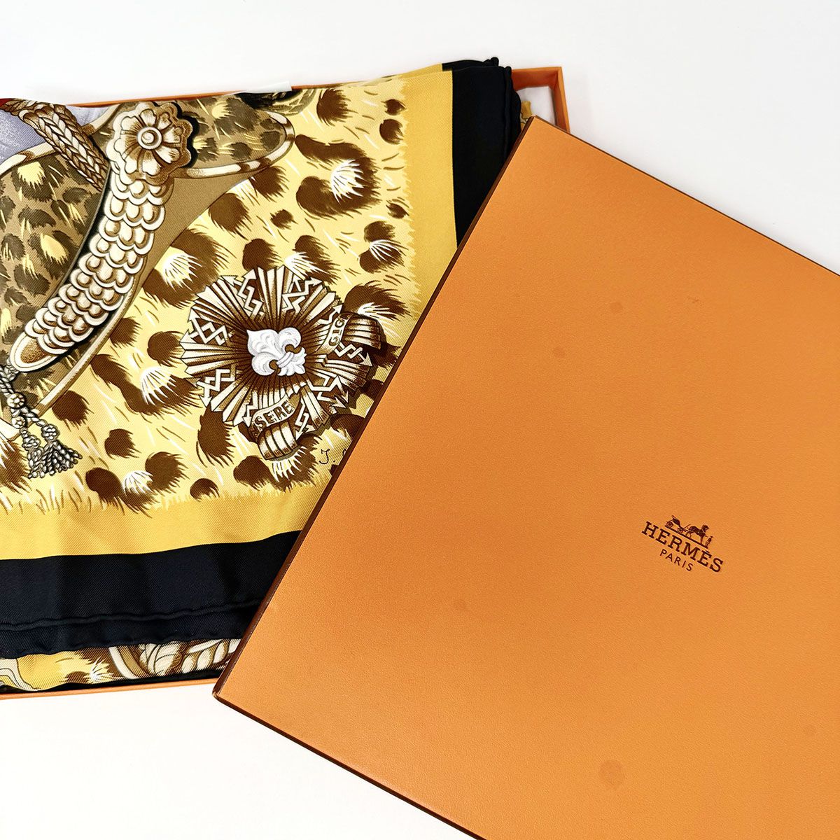 Hermes "Casques Plumets" Scarf