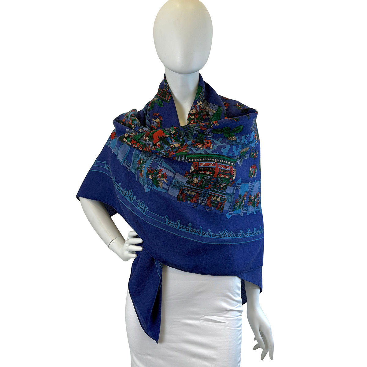 Hermes " Astres et Soleils" Vintage Shawl