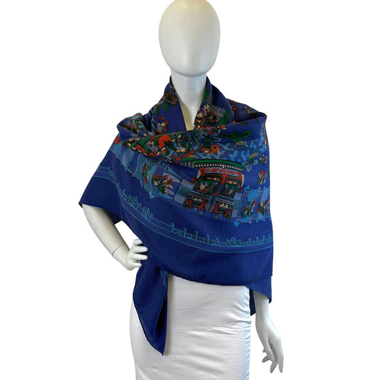 Hermes " Astres et Soleils" Vintage Shawl
