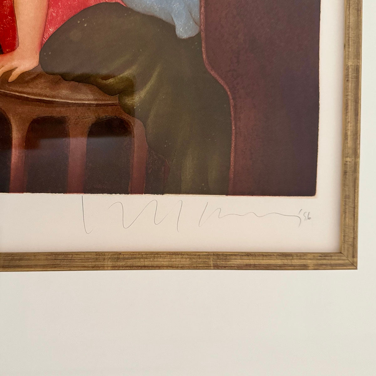 "Lesson III" Etching Aquatint S/P Signed