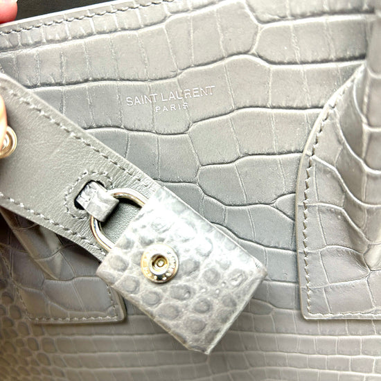 Saint Laurent Leather Sac De Jour Handle Bag