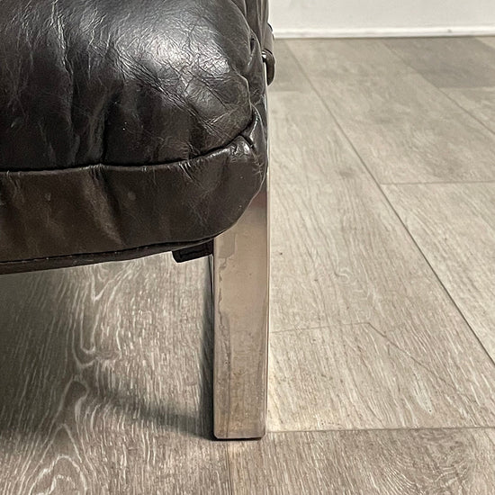 Leather Chaise Lounge