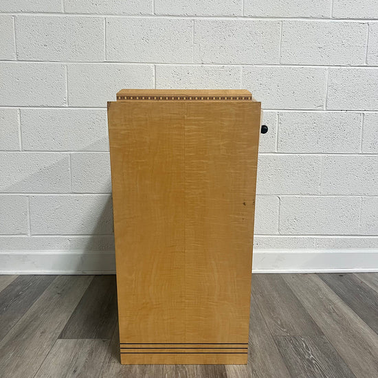 Birdseye Maple Console Table With 1 Drawer