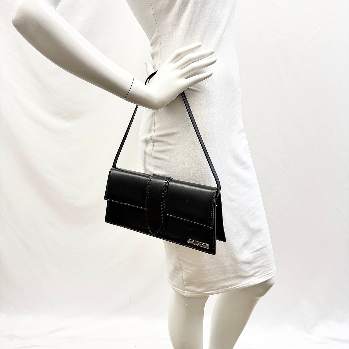 Jacquemus Bambino Long Crossbody Flap Bag