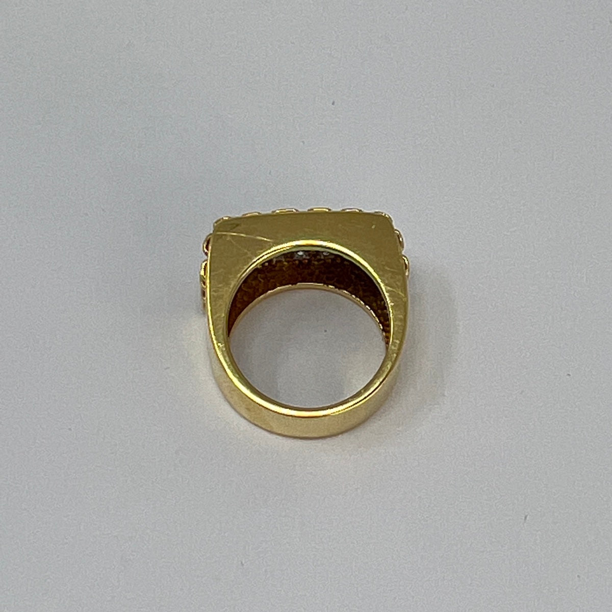Montreaux 18K Gold & Platinum Ring with 33 Diamonds
