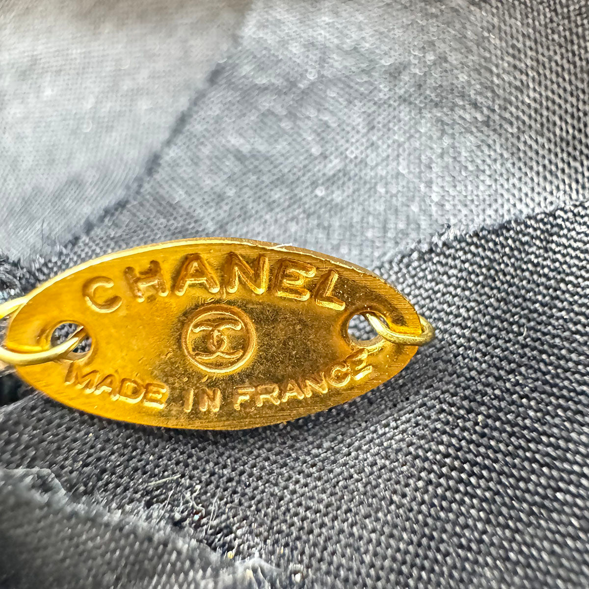 Chanel Vintage Velvet Camelia Brooch