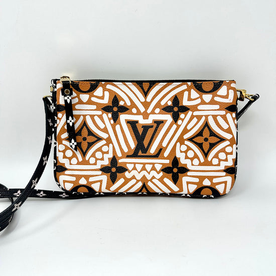 Louis Vuitton Monogram Giant Double Zip Crossbody