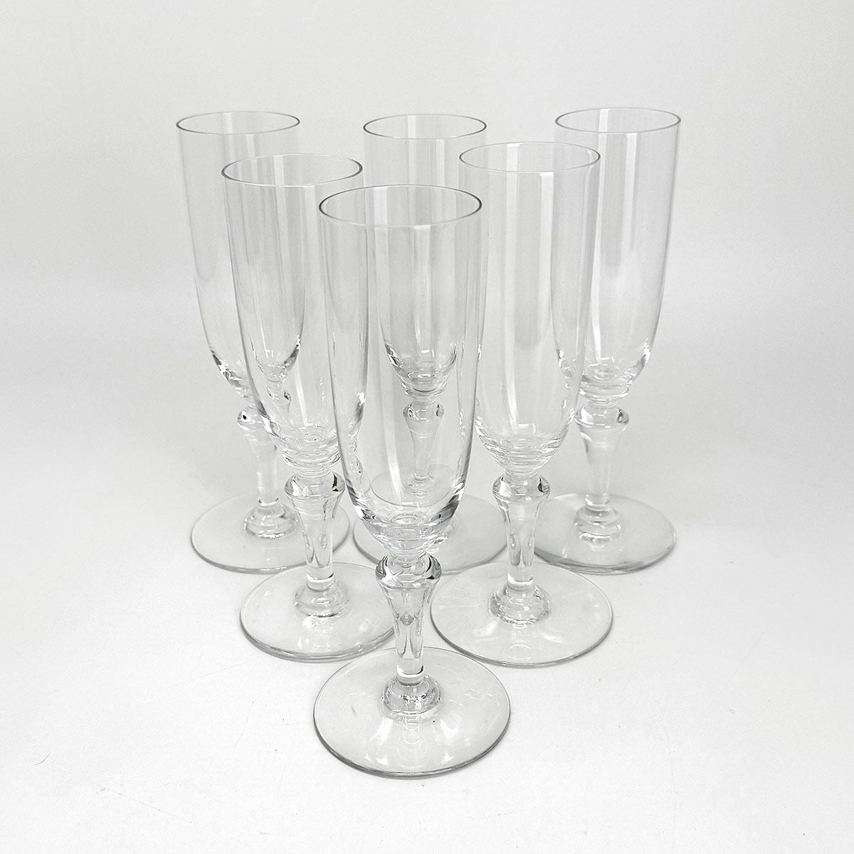 Baccarat Normandie Champagne Flutes Set of 6