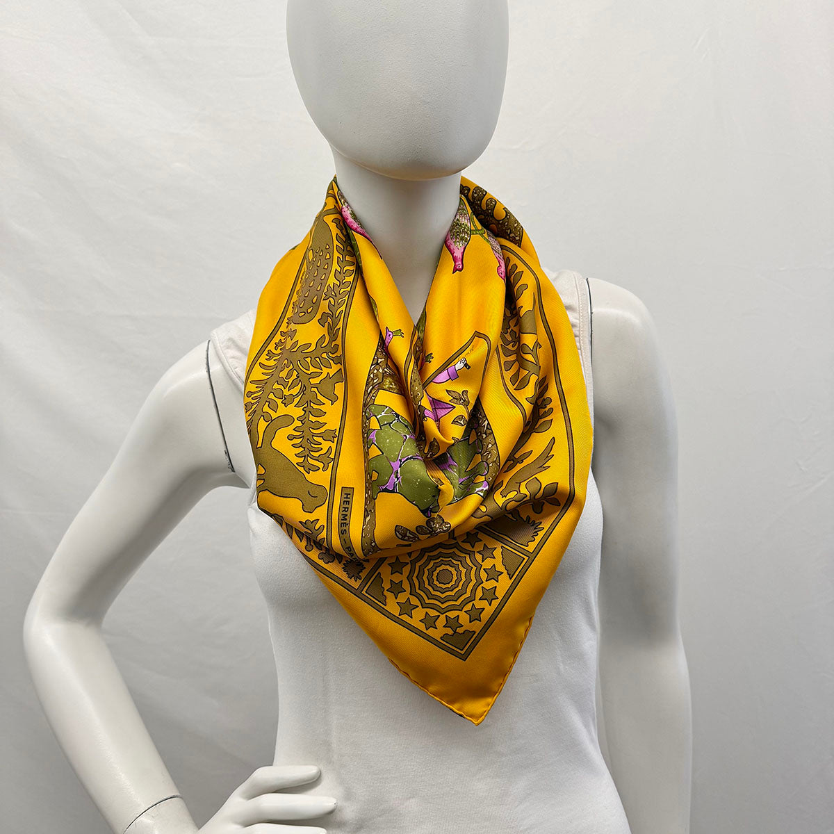 Hermes "Early America" Scarf