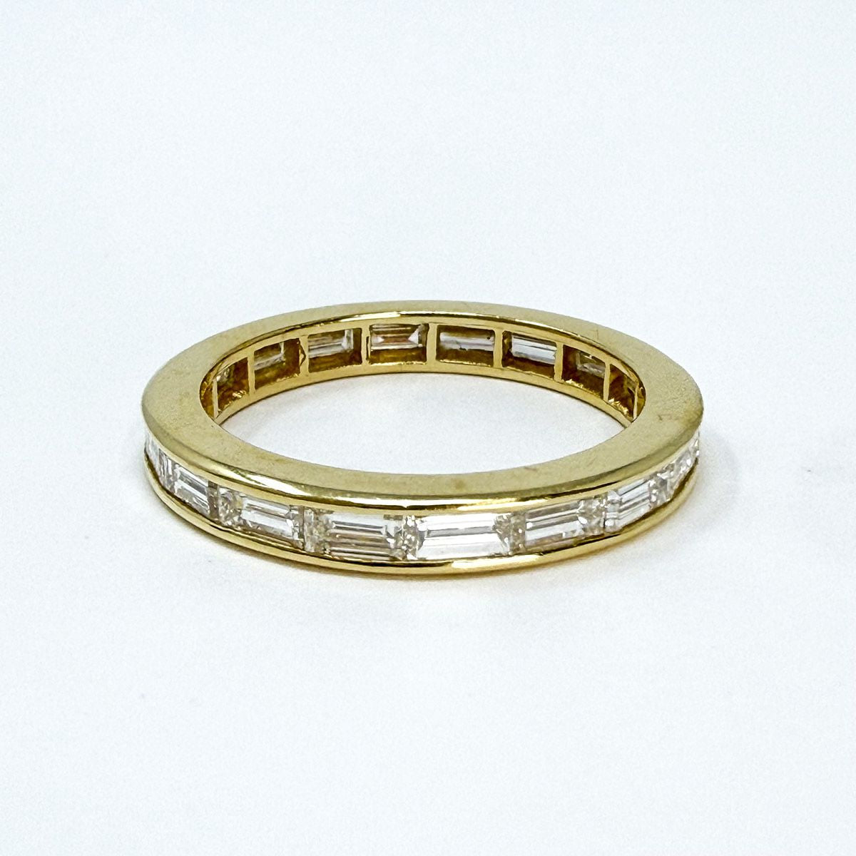 18K Gold Baquette Diamond Ring
