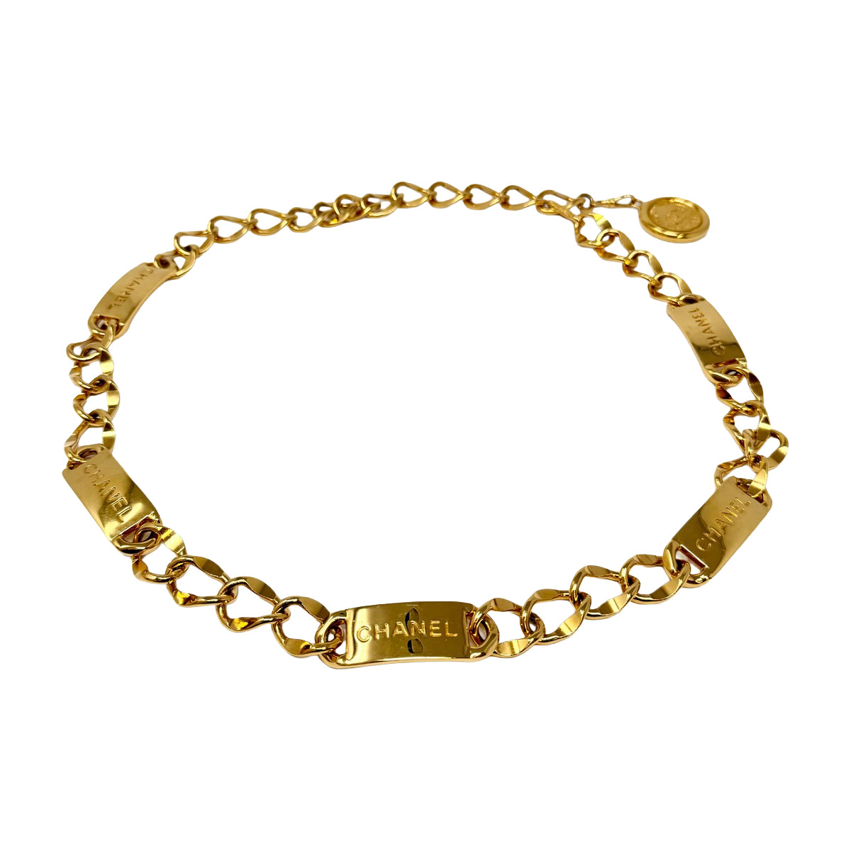 Chanel 24K Gold plated Chain Link Belt