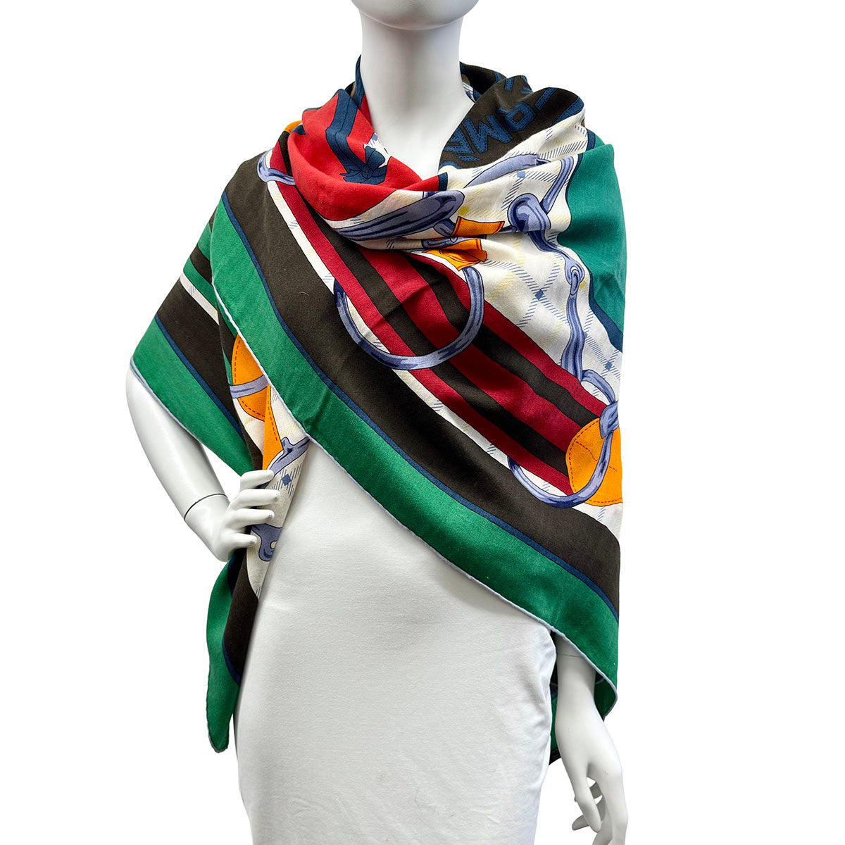 Hermes Sellier Equestrian Shawl