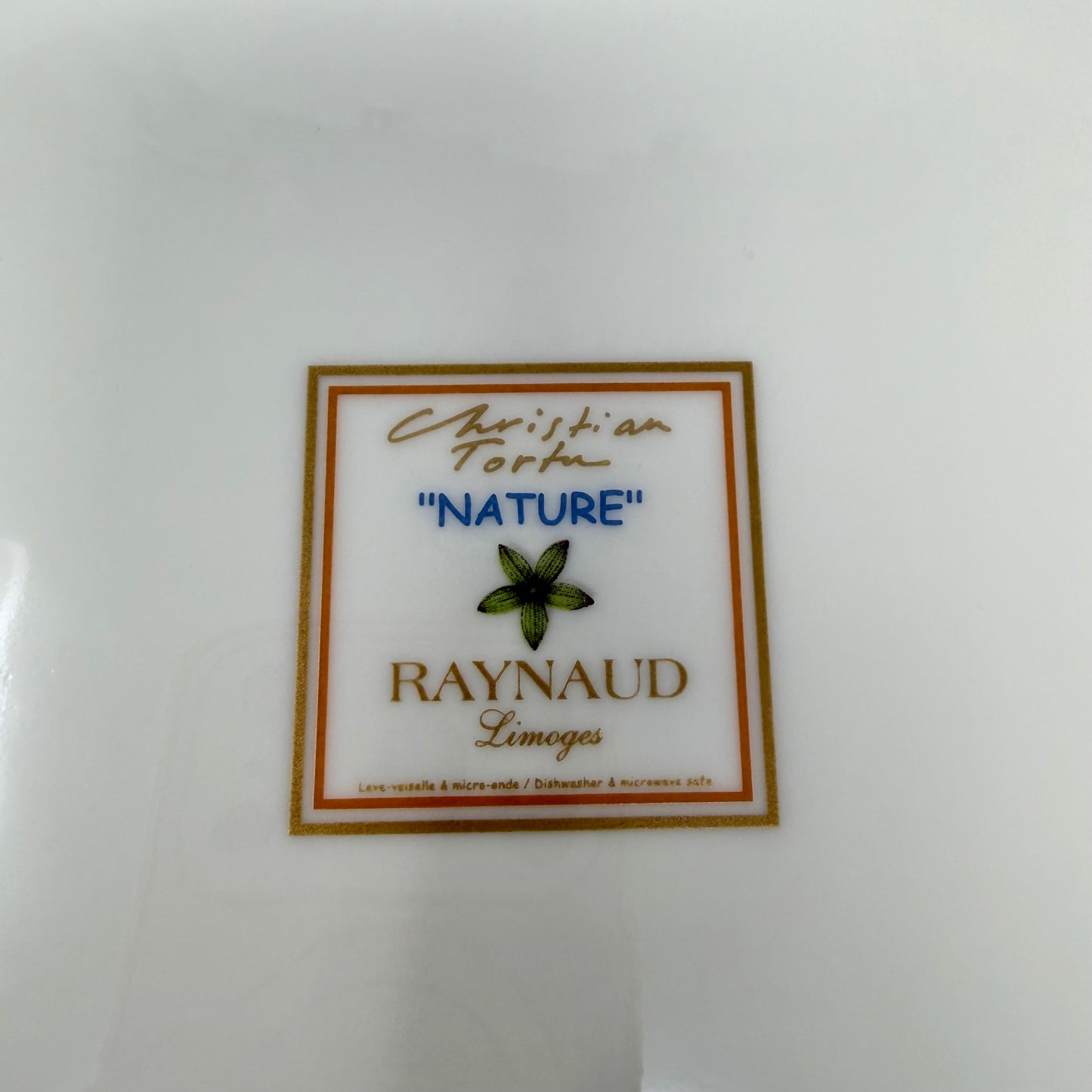 5 PC Raynaud " Nature" Buffet Plates