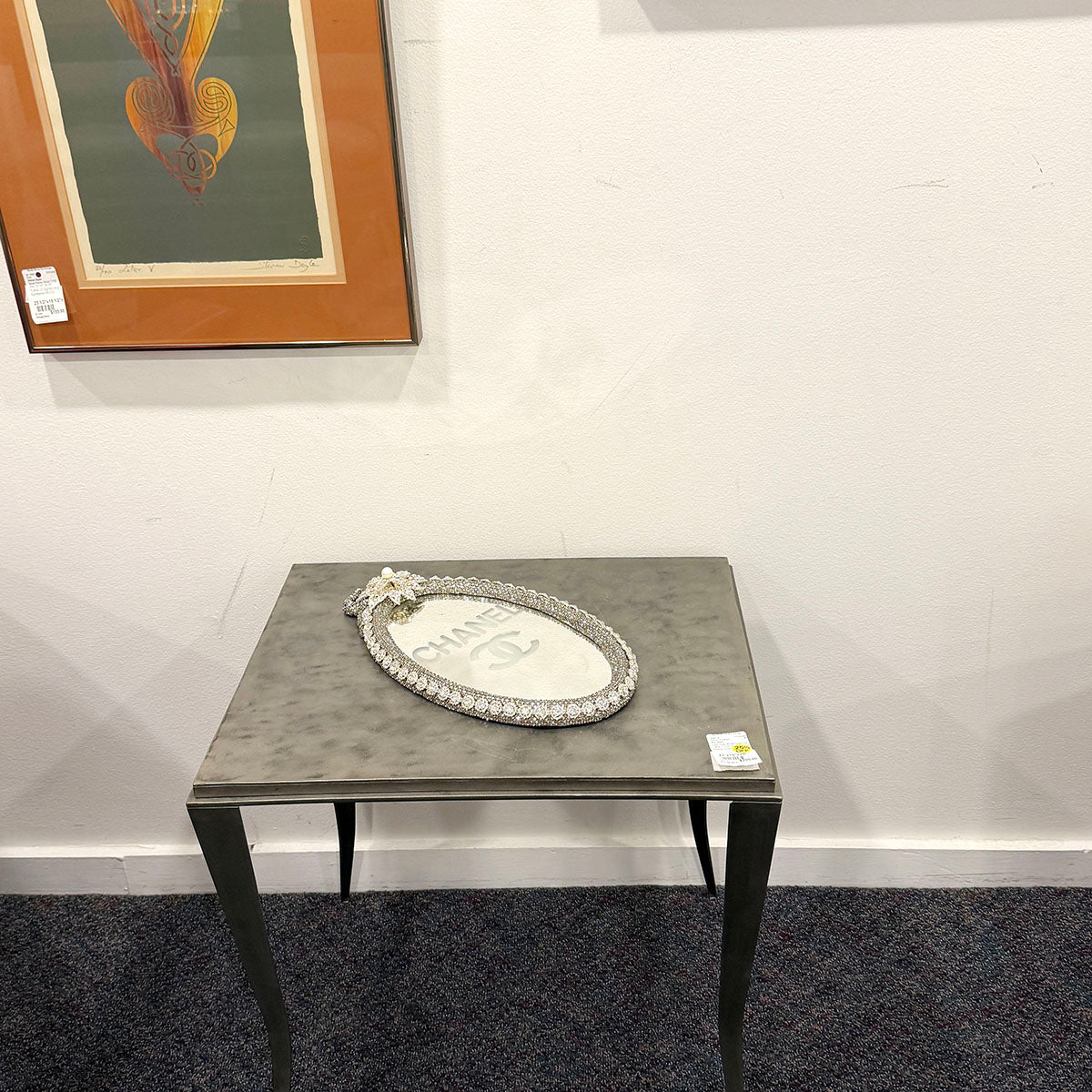 Bejeweled Tray "Chanel" Artisan Oval