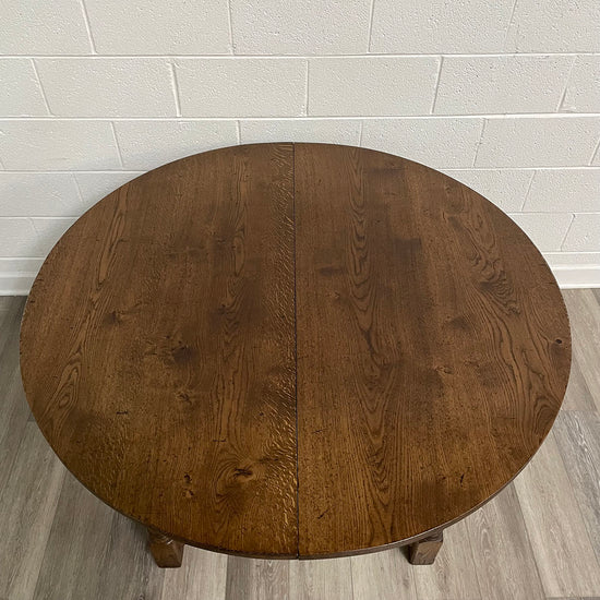 Round Expandable Dining Table