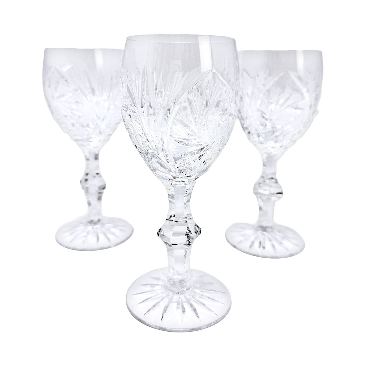 Set of 10 Stemmed Cordial Glasses