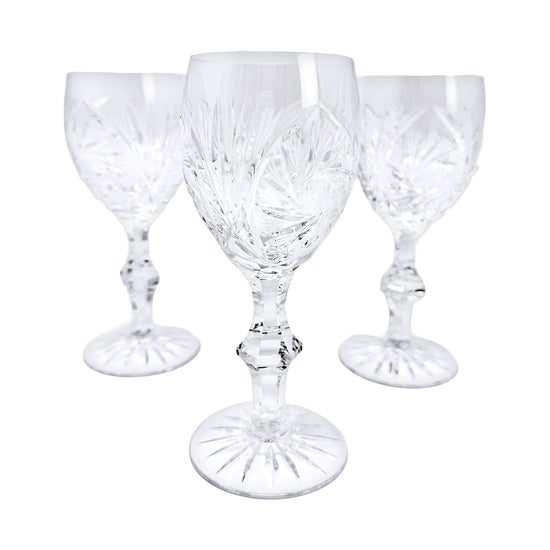 Set of 10 Stemmed Cordial Glasses