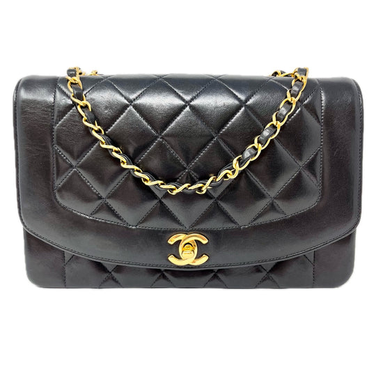 Chanel 1991 -1994 Diana Bag with 24K Gold Plated Hardware
