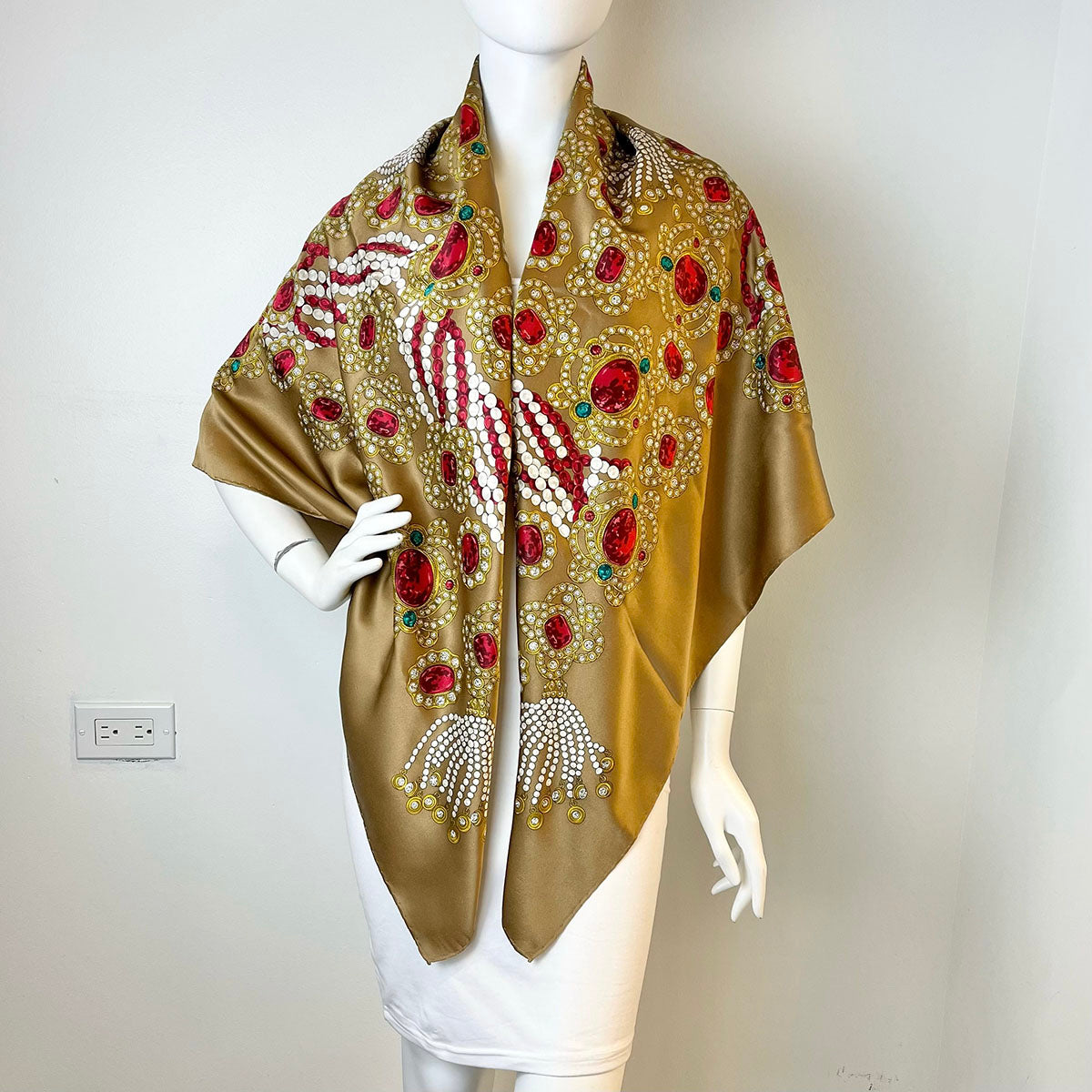 Chanel Bijoux Print Shawl