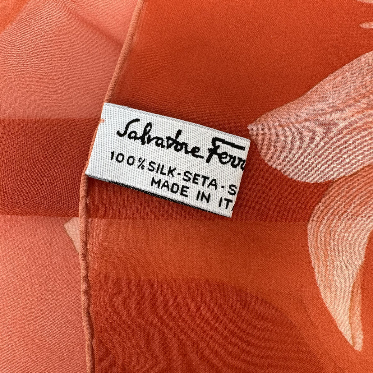 Salvatore Ferragamo Silk Floral Scarf
