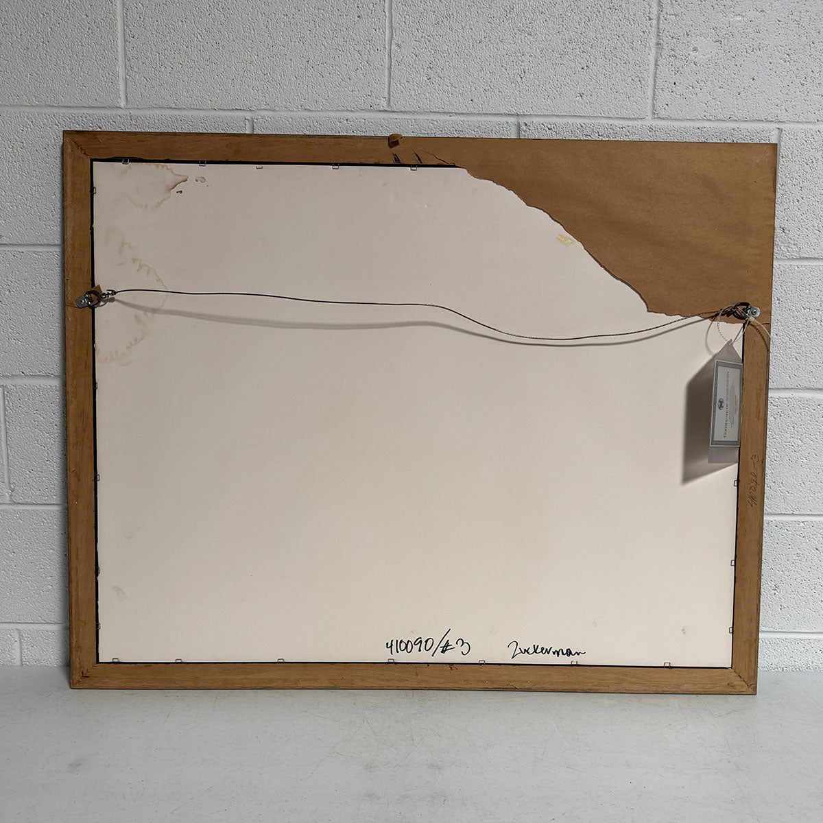 "Le Silence d'Amour" Lithograph Signed 25/35 TC